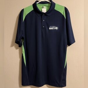 Seattle Seahawks Men’s Polo Tee / Collared Shirt